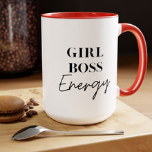 Girl boss energy mug Bossbabe Christmas mug gift for mom gift mug Floral mug gift for her Mug funny gift for wife Coffee Mug Christmas gift