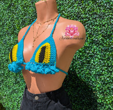 Carnival ruffle Bralette St Lucia crop top crochet top, beach skirt, festival skirt Jamaican festival, beach outfit, bohemian style,best