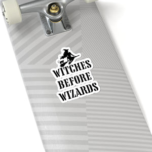 Witches before wizards sticker funny witch gift funny mom gift bestfriend gift Kiss-Cut Stickers Halloween stickers bearrainbow sticker