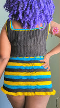 Bahamian top n skirt Outfit island crochet top Jamaican festival outfit crochet halter top crop top best friend gift bohemian style Rasta