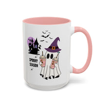 Spooky season mug Halloween Mug spooky season mug witchy ghost mug orange Haunted house mug bats Coffee Mug Christmas gift Funny bestie Mug