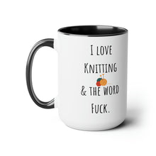 Copy of I love Knitting mug Supervisor mug Floral mug gift for her Mug funny gift for wife Coffee Mugs tea Christmas gift 15oz