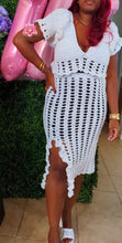 White Crochet set, Two piece crochet set cotton yarn