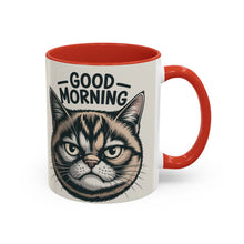 Grumpy cat mug good morning cat Coworker gift Christmas mug Funny cat mug cat lover Mug cat lovers coffee mug Catlady gift Cat mom pet owner