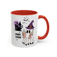 Spooky season mug Halloween Mug spooky season mug witchy ghost mug orange Haunted house mug bats Coffee Mug Christmas gift Funny bestie Mug