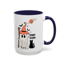 Spooky season mug Halloween Mug spooky season mug witchy ghost mug orange moon mug bats Coffee Mug Christmas gift Funny bestie Mug broom mug