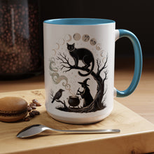 Halloween witchy mug Mystical moon phases mug Witchy vibes gift magical hands Magic lover Mug Cat Gift for coffee mug Cat mom Christmas