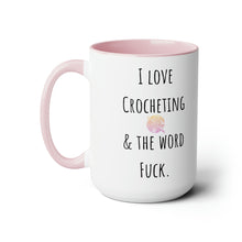 I love crocheting mug Supervisor mug Floral mug gift for her Mug funny gift for wife Coffee Mugs tea Christmas gift 15oz