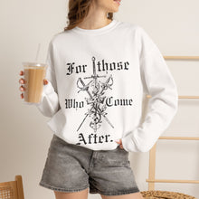 For those who come after sweater clair gift sweater fall sweater birthday gift Halloween Sweatshirt  shirt sweater best friend gift Unisex