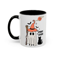 Spooky season mug Halloween Mug spooky season mug witchy ghost mug orange moon mug bats Coffee Mug Christmas gift Funny bestie Mug broom mug