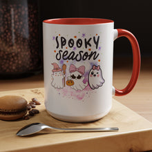 Cute Ghosts Halloween Mug spooky season mug Spooky season mug of the year mug fall leaves and spiders Coffee Mug Christmas gift Funny bestie