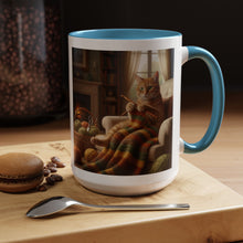 Cute Orange cat knitting mug Crochet cat coffee mug coffee yarn lover Mug Coffee Cup It's a Good Day to start fresh Mug, coworker Gift Mug for Coffee
