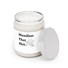 Meditate Manifest and chill candle Christmas gift for her meditation candle best friend gift Vanilla scented candle hand-poured candle