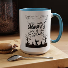 Halloween Mug spooky season mug it's the most wonderful time of the year mug fall leaves and spiders Coffee Mug Christmasgift Funny bestie
