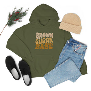 Brown sugar babe hoodie, gift for her, best friend gift, birthday vacation, Unisex Heavy Blend Hooded Sweatshirt