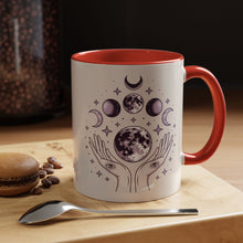 Celestial mug Mystical moon mug Witchy vibes gift magical hands Magic lover Mug Cat Gift for cat lovers coffee mug Cat mom Christmas gift