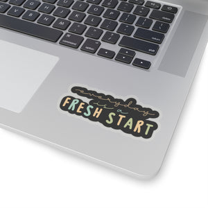 Everyday is a fresh start sticker Consistency is better than perfection sticker Planner motivational  bestie sticker motivational stickers