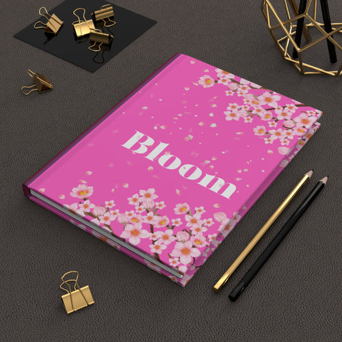 Bloom Cherry Hardcover Journal Matte, bullet journal, planner, pink notebook