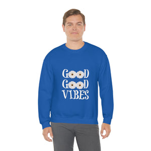 Good Vibes Sweatshirt, Unisex Heavy Blend™ Crewneck Sweatshirt