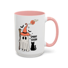 Spooky season mug Halloween Mug spooky season mug witchy ghost mug orange moon mug bats Coffee Mug Christmas gift Funny bestie Mug broom mug