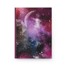 Into the galaxies notebook, Purple Blue, navy Pink Hardcover Journal Matte, bullet journal, planner, pink notebook, best friend gift