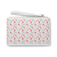 Cute Bow Clutch Bag, Pink bow Purse, Makeup Bag, Fall Accessory, Festival Clutch, Costume Party Essentials