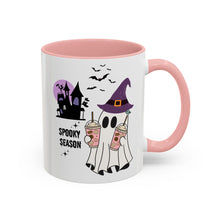 Spooky season mug Halloween Mug spooky season mug witchy ghost mug orange Haunted house mug bats Coffee Mug Christmas gift Funny bestie Mug