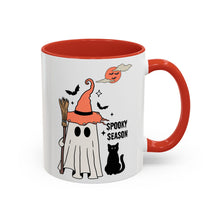 Spooky season mug Halloween Mug spooky season mug witchy ghost mug orange moon mug bats Coffee Mug Christmas gift Funny bestie Mug broom mug