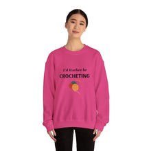 I'd rather be crocheting sweater Crochet lover sweater yarn lover gift shh I'm counting valentines Day gift best friend gift for her