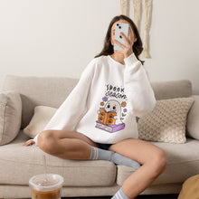 Halloween Season sweater Spooky season fall ghost sweater book lover gift birthday gift Halloween Sweatshirt   best friend gift Unisex