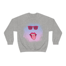 Lip Sunglasses Hoodie, Bubble Gum kiss Hoodie, Fun Summer shirt, Birthday gift for her, Galantine travel sweatshirt, Unisex