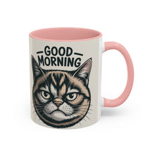 Grumpy cat mug good morning cat Coworker gift Christmas mug Funny cat mug cat lover Mug cat lovers coffee mug Catlady gift Cat mom pet owner