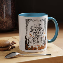 Halloween Mug spooky season mug it's the most wonderful time of the year mug fall leaves and spiders Coffee Mug Christmasgift Funny bestie