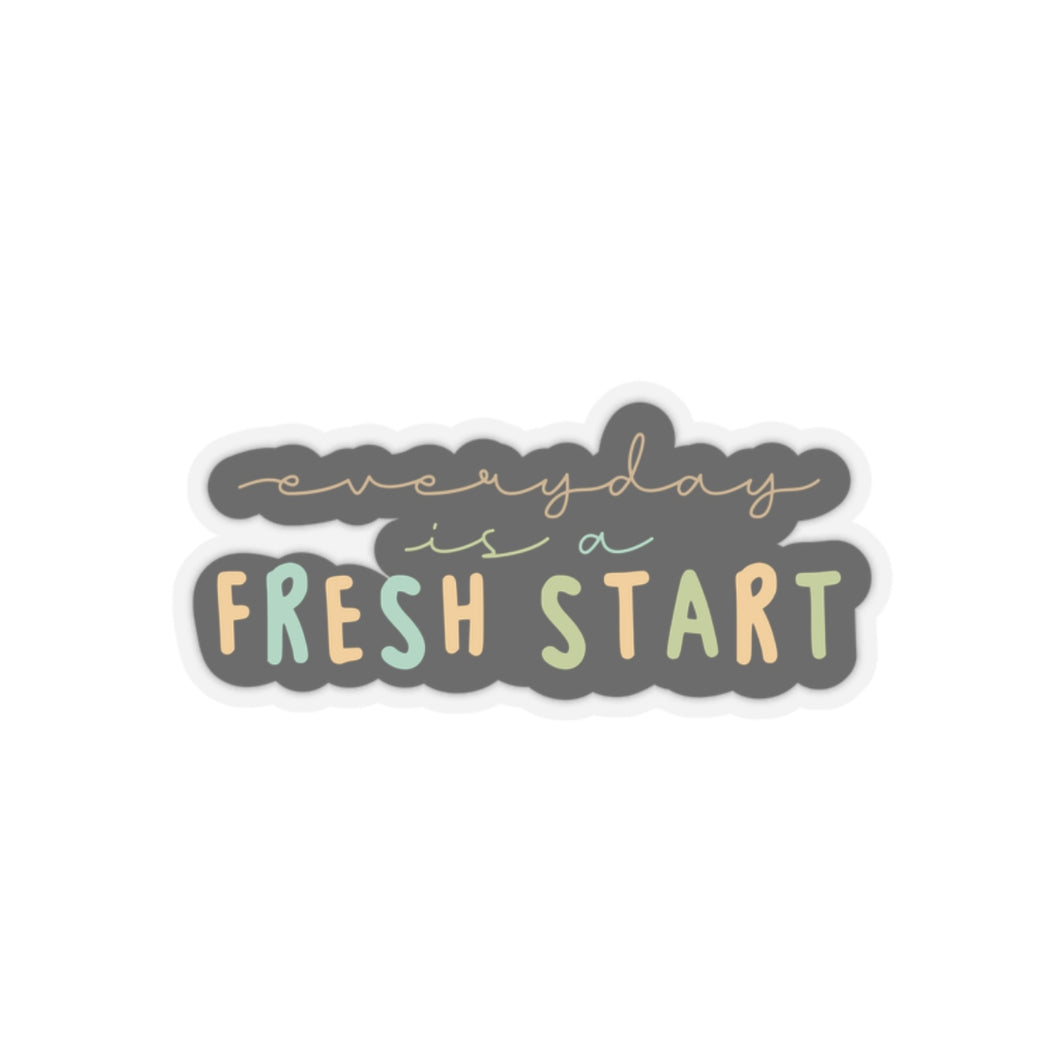 Everyday is a fresh start sticker Consistency is better than perfection sticker Planner motivational  bestie sticker motivational stickers