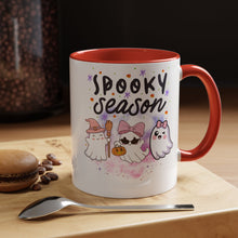 Cute Ghosts Halloween Mug spooky season mug Spooky season mug of the year mug fall leaves and spiders Coffee Mug Christmas gift Funny bestie