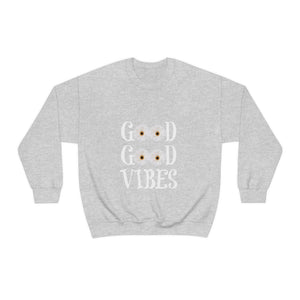 Good Vibes Sweatshirt, Unisex Heavy Blend™ Crewneck Sweatshirt