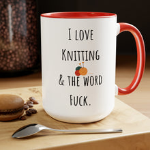 Copy of I love Knitting mug Supervisor mug Floral mug gift for her Mug funny gift for wife Coffee Mugs tea Christmas gift 15oz