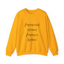 Empowered women empower women sweater knitting sweater Crochet lover sweater yarn lover gift valentines Day sweatshirt gift best friend gift for her