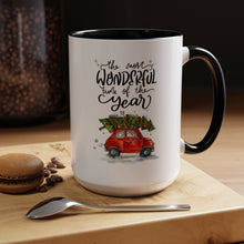 Christmas mug Hot cocoa mug It's the most wonderful time of the year mug Christmas cheer holiday Christmas mug gift for dad bestie coffee
