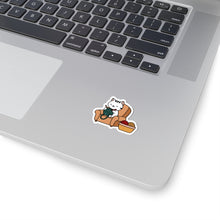 Knitting cat sticker Crochet yarn sticker crochet lover sticker yarn knit sticker gift for her bestfriend gift KissCut Stickers Halloween stickers yoga sticker