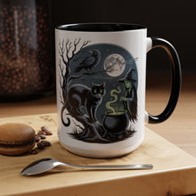 Halloween witchy mug Mystical moon mug Witchy vibes gift magical hands Magic lover Mug Cat Gift for cat lovers coffee mug Cat mom Christmas