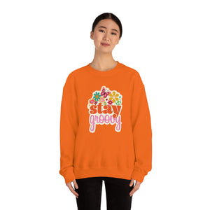 Stay Groovy sweatshirt, good vibes sweater, love inspire sweatshirt mode sweater, Homeschooling sweatshirt mom shirt, shirt unisex gift