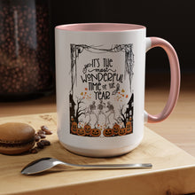 Halloween Mug spooky season mug it's the most wonderful time of the year mug fall leaves and spiders Coffee Mug Christmasgift Funny bestie