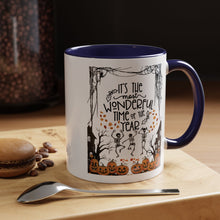 Halloween Mug spooky season mug it's the most wonderful time of the year mug fall leaves and spiders Coffee Mug Christmasgift Funny bestie