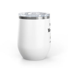 Bride personalized 12oz Wine Tumbler – Personalized Bridal Party Gift with Floral Accent (6•26•2026)