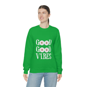 Good Vibes Sweatshirt, Unisex Heavy Blend™ Crewneck Sweatshirt