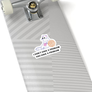 Grumpy Cat sticker yarn lover sticker funny cat stickers relaxing cat gift cat lover gift for her bestfriend gift KissCut Stickers sticker