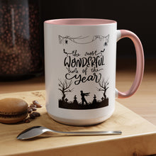 Halloween Mug spooky season mug it's the most wonderful time of the year mug fall leaves and spiders Coffee Mug Christmasgift Funny bestie
