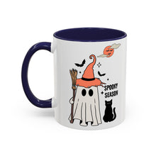 Spooky season mug Halloween Mug spooky season mug witchy ghost mug orange moon mug bats Coffee Mug Christmas gift Funny bestie Mug broom mug