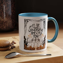 Halloween Mug spooky season mug it's the most wonderful time of the year mug fall leaves and spiders Coffee Mug Christmasgift Funny bestie